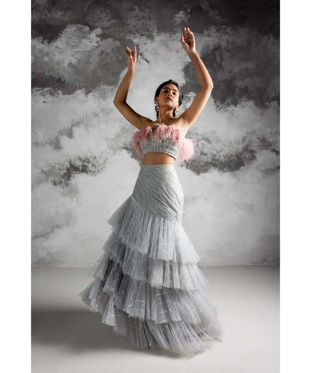 COUTURE BY NIHARIKA- Skirt Set